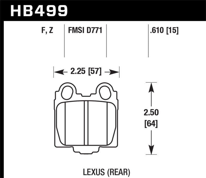 Hawk Performance Ceramic Street Brake Pads