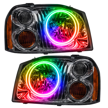 Oracle 01-04 Nissan Frontier SMD HL - Dual Halo - ColorSHIFT w/ Simple Controller NO RETURNS