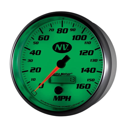 AutoMeter Gauge Speedometer 5in. 160MPH Elec. Programmable NV