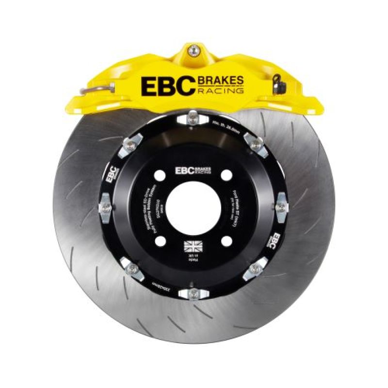 EBC Racing 15-17 Ford Fiesta (Mk7) Yellow Apollo-4 Calipers 300mm Rotors Front Big Brake Kit