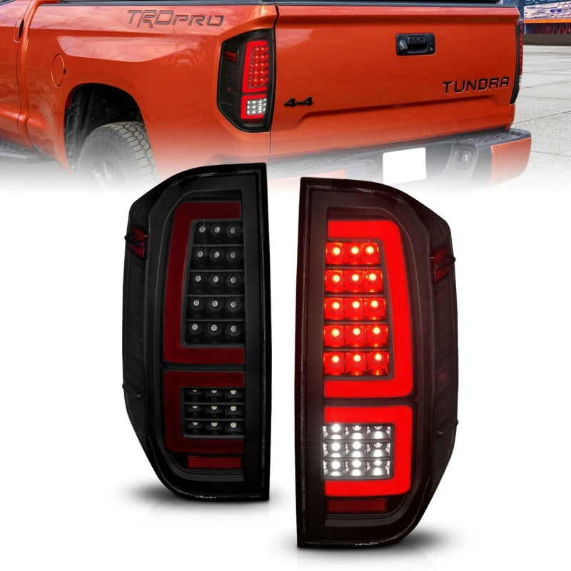 ANZO 2014-2021 Toyota Tundra LED Taillights Black Housing/Smoke Lens