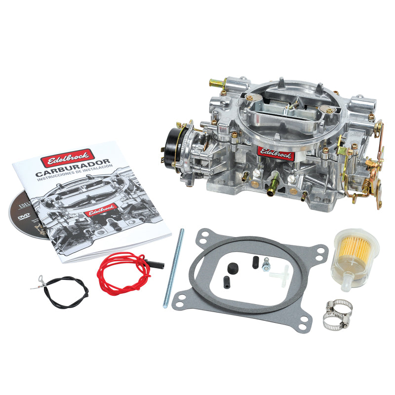 Edelbrock Carburetor Performer Series 4-Barrel 800 CFM Electric Choke Satin Finish