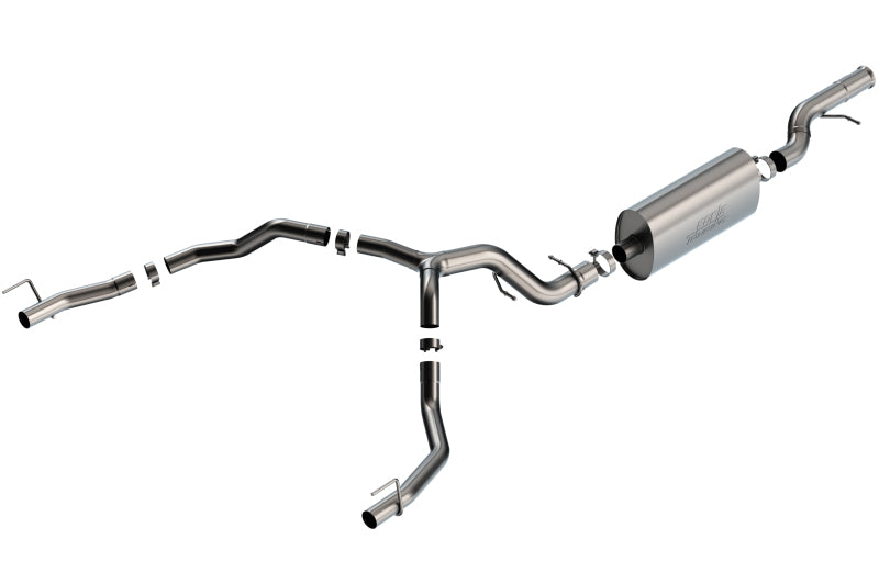 Borla 21-22 Cadillac Escalade 6.2L V8 2/4WD 4DR Touring Cat-Back Exhaust w/ Factory Bezel Tips