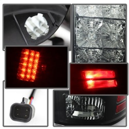 Spyder Dodge Ram 1500 13-14 13-14 LED Tail Lights LED Model only - Blk Smke ALT-YD-DRAM13-LED-BSM