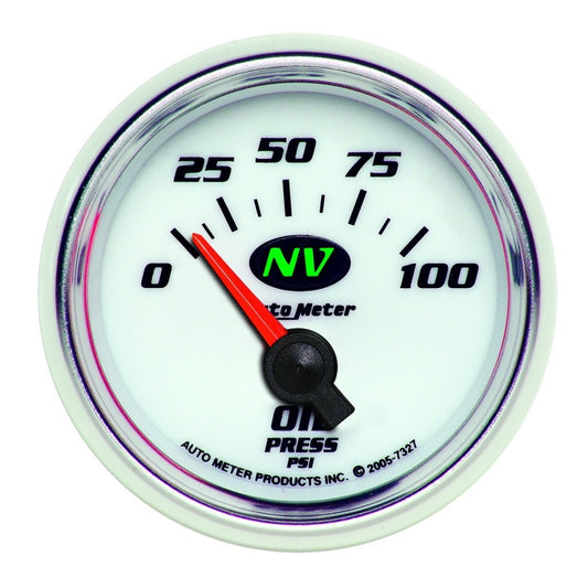 AutoMeter Gauge Oil Pressure 2-1/16in. 100PSI Electric NV