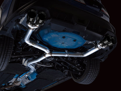AWE Tuning 2022+ VB Subaru WRX Track Edition Exhaust - Diamond Black Tips