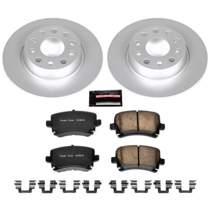 Power Stop 2013 Audi A3 Quattro Rear Z23 Evolution Sport Coated Brake Kit