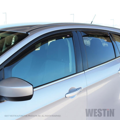 Westin 13-19 Ford Escape In Channel Wind Deflector 4pc - Smoke