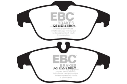 EBC 13-16 Mercedes-Benz GLK250 2.1 Twin TD Greenstuff Rear Brake Pads