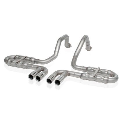 Stainless Works 1997-04 Corvette C5 2-1/2in Axleback Quad Rolled Edge Tips