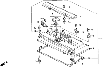 Honda - B-Series Valve Cover Gasket (B16/B18)