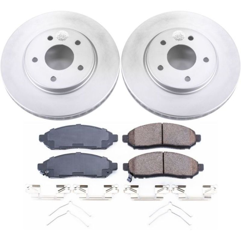 Power Stop 15-17 Chevrolet City Express Front Z17 Evolution Geomet Coated Brake Kit