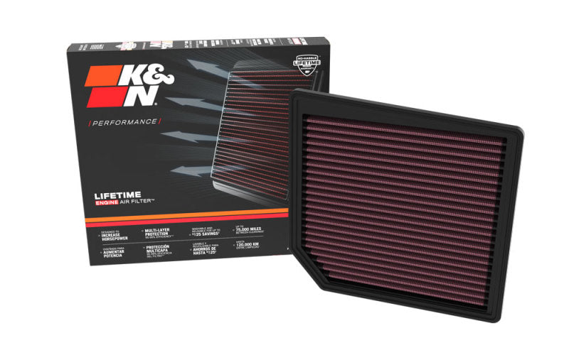 K&N 22-23 Maserati Ghibli L4-2.0L Replacement Air Filter