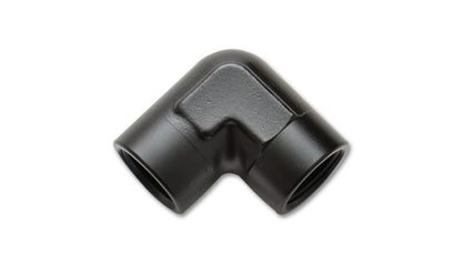 Vibrant 1/8in NPT 90 Degree Female Pipe Coupler Fitting