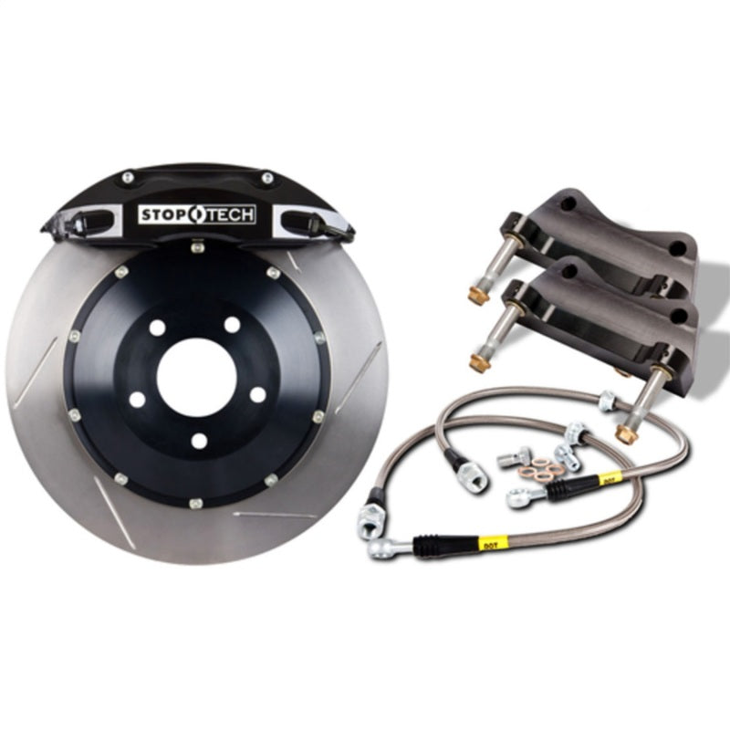 StopTech BBK 95-99 BMW M3 (E36) / 98-02 MZ3 Coupe/Roadster Front ST-40 332x32 Black Slotted Rotor