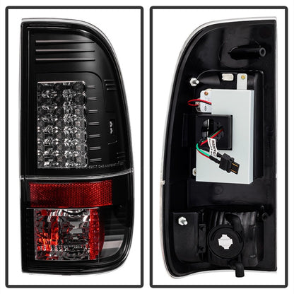 Spyder Ford Super Duty 08-15 Version 2 LED Tail Lights Black ALT-YD-FS07-LED-G2-BK