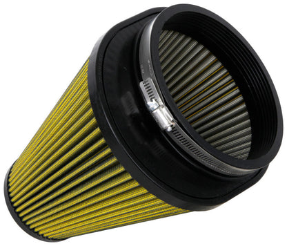 Airaid Universal Air Filter - Cone 6in F x 9x7-1/4in B x 6-3/8x3-7/8in T x 8in H - Synthamax