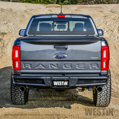 Westin 19-20 Ford Ranger Outlaw Rear Bumper - Textured Black