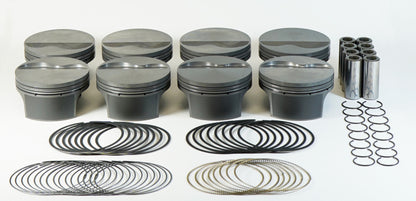 Mahle MS Piston Set GM LS 369ci 4.005in Bore 3.622in Stk 6.125in Rod .927 Pin -4cc 9.7 CR Set of 8