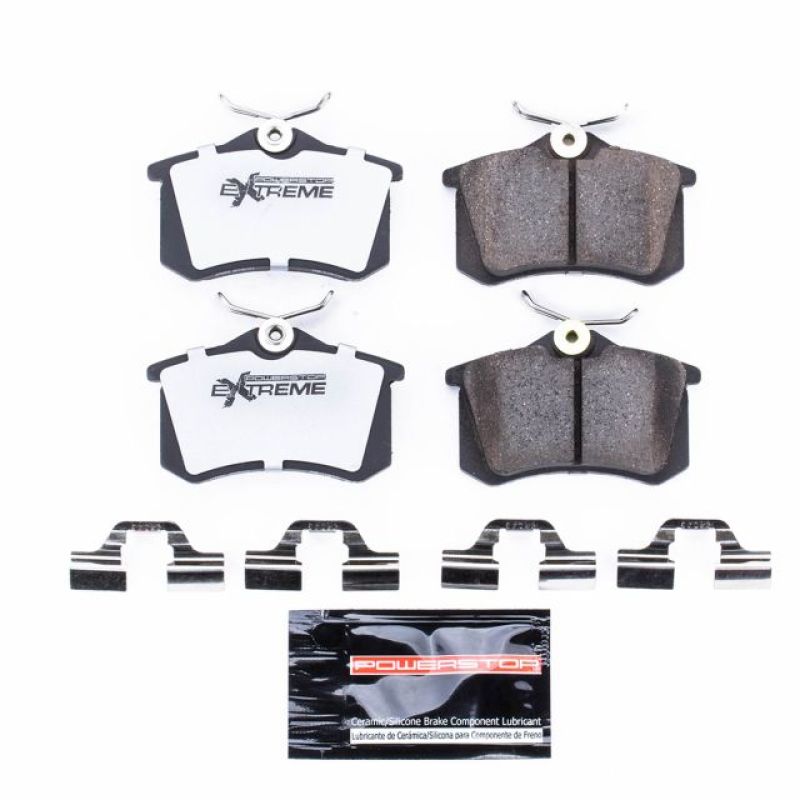 Power Stop 03-04 Audi A4 Rear Z26 Extreme Street Brake Pads w/Hardware