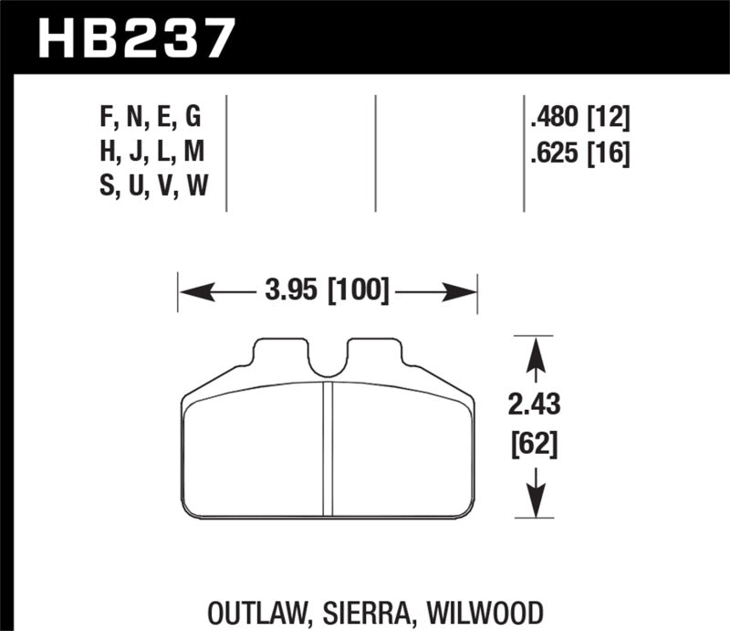 Hawk HP+ Street Brake Pads