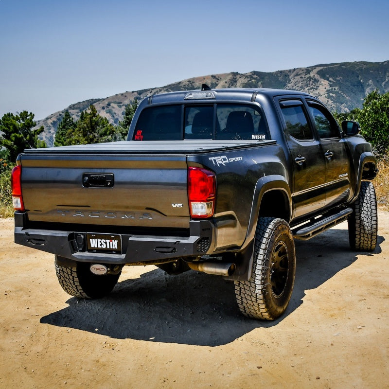 Westin 16-20 Toyota Tacoma Pro-Series Rear Bumper - Textured Black