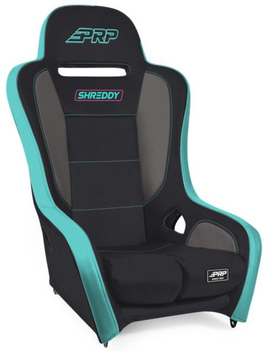 PRP Shreddy Podium Suspension Seat - Grey/Teal