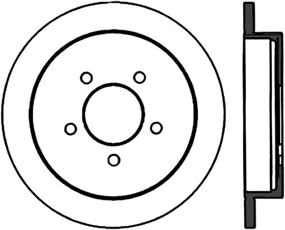 StopTech Power Slot 01-03 Ford F150 5 Lug Rear Left Slotted CRYO Rotor