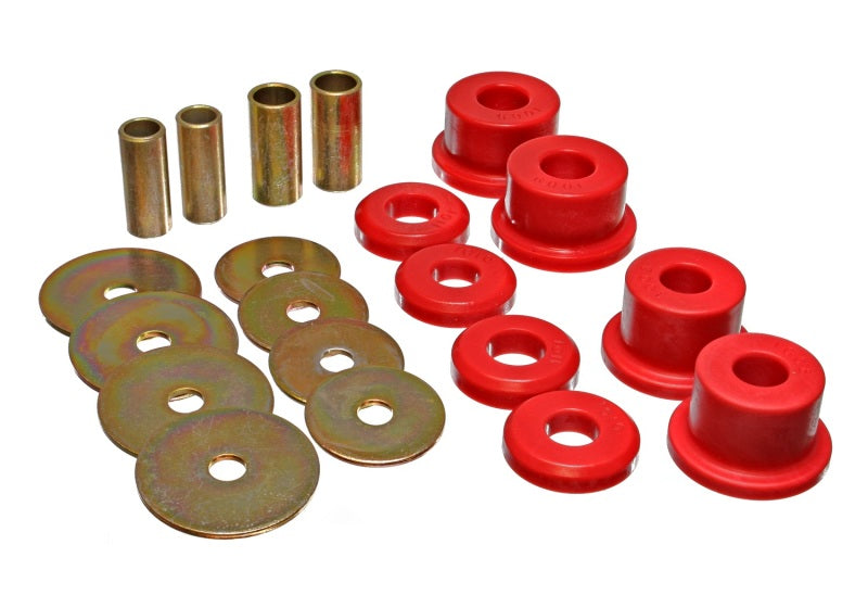 Energy Suspension 90-94 Mitsubishi Eclipse FWD Red Sub-Frame Bushing Set