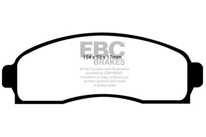 EBC 03-06 Chevrolet Equinox 3.4 Ultimax2 Front Brake Pads