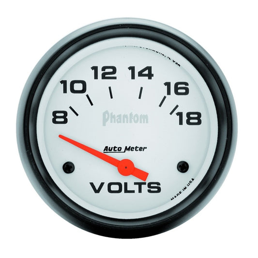 Autometer Phantom 2-5/8in 8-18V SSE Voltmeter