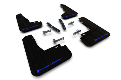 Rally Armor 22-25 Kia EV6 Black UR Mud Flap Blue Logo