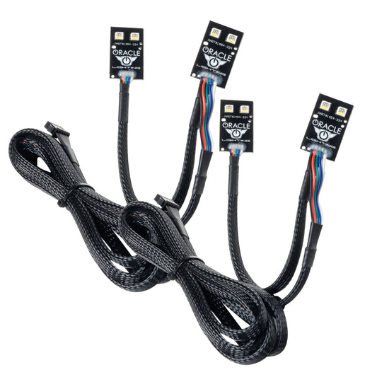 Oracle 2021 Ford Bronco Sport RGB+W Headlight DRL + Halo  - ColorSHIFT w/o Controller