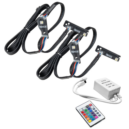 Oracle 15-21 Nissan GT-R Lightning Bolt Headlight DRL RGB+W w/ Simple Controller