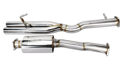 ISR Performance EP (Straight Pipes) Dual Tip Exhaust - 03-07 Infiniti G35 Coupe