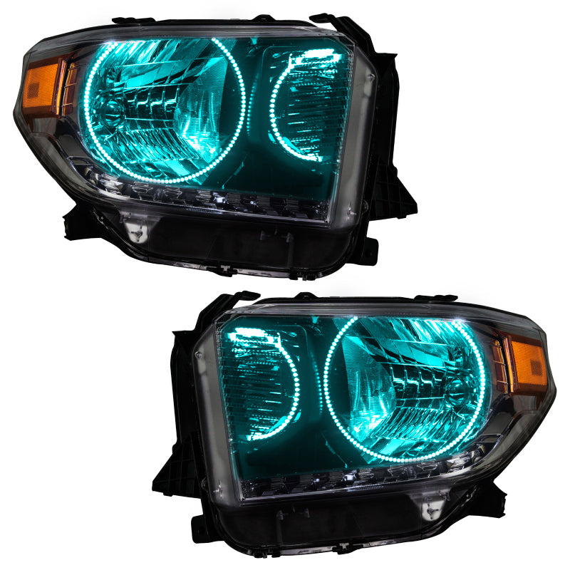 Oracle 14-17 Toyota Tundra SMD HL - Dual Halo Kit - ColorSHIFT w/ BC1 Controller