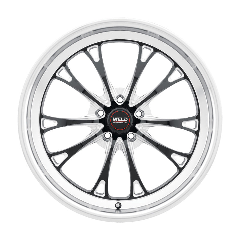 Weld S113 20X12 Belmont 5X120 ET52 BS8.50 Gloss Black MIL Dia 72.56