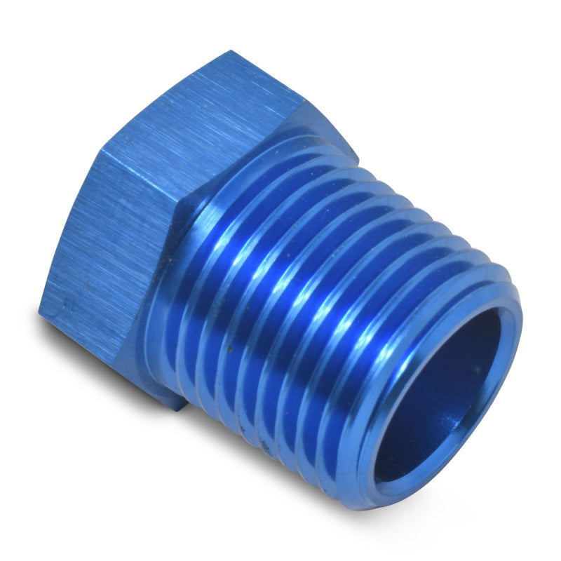 Russell Performance 1/2in Male to 1/8in Female Pipe Bushing Reducer (Blue)