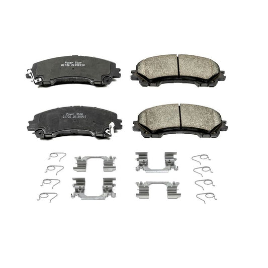Power Stop 14-19 Infiniti Q50 Front Z17 Evolution Ceramic Brake Pads w/Hardware