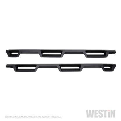 Westin 19-21 RAM 1500 QC 6.5ft bed (Excludes Classic) HDX Drop W2W Nerf Step Bars - Textured Black