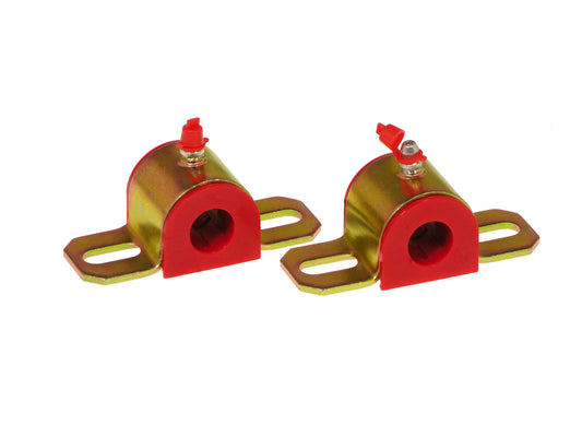 Prothane Universal Greasable Sway Bar Bushings - 11/16in - Type A Bracket - Red