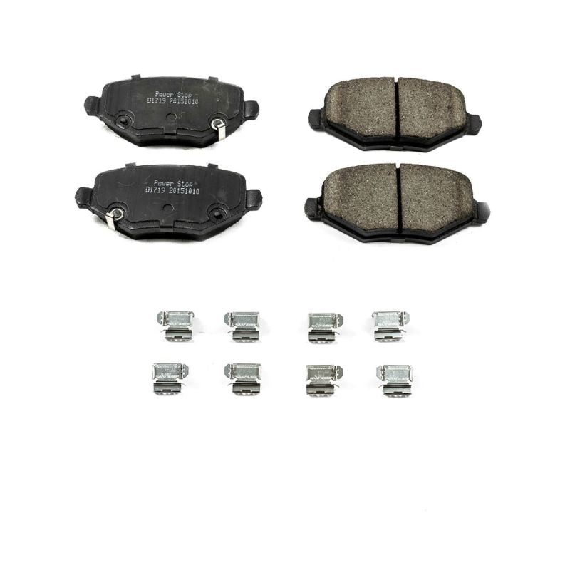 Power Stop 12-16 Chrysler Town & Country Rear Z17 Evolution Ceramic Brake Pads w/Hardware
