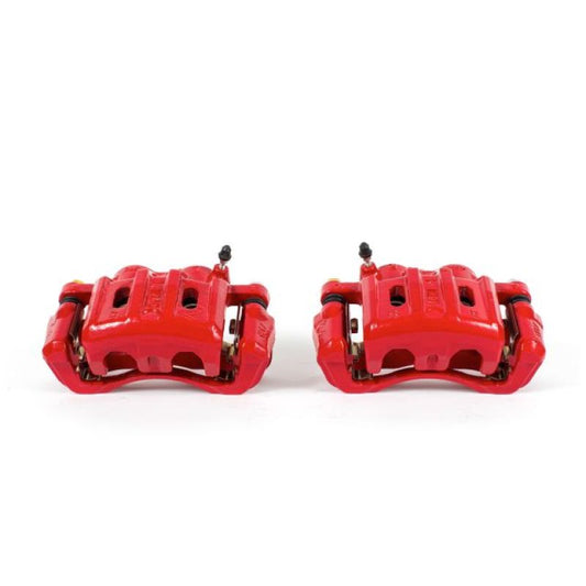 Power Stop 97-04 Mitsubishi Diamante Front Red Calipers w/Brackets - Pair