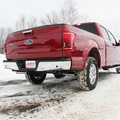 MBRP 2015 Ford F-150 5.0L 3in Cat Back Dual Split Side Exit T409 Exhaust System