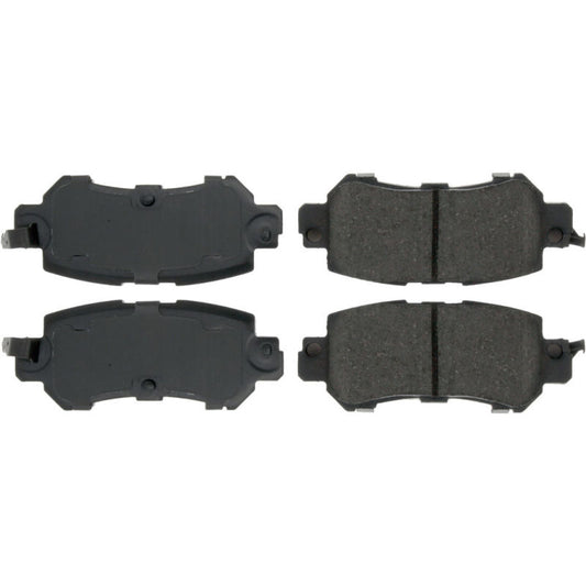 Centric 2011 Saab 9-5 Premium Ceramic Brake Pads w/Shims & Hardware - Rear