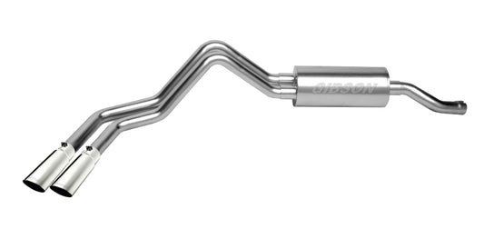 Gibson 98-00 Ford F-150 Base 4.2L 2.25in Cat-Back Dual Sport Exhaust - Stainless