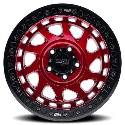 Dirty Life 9313 Enigma Race 17x9 / 6x135 BP / -38mm Offset / 87.1mm Hub Crimson Candy Red Wheel