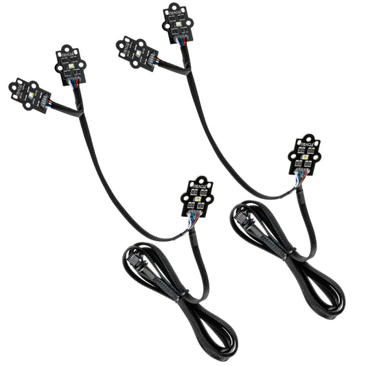 Oracle 20-21 GMC Sierra 2500/3500 HD RGB+W Headlight DRL Kit - ColorSHIFT w/o Controller