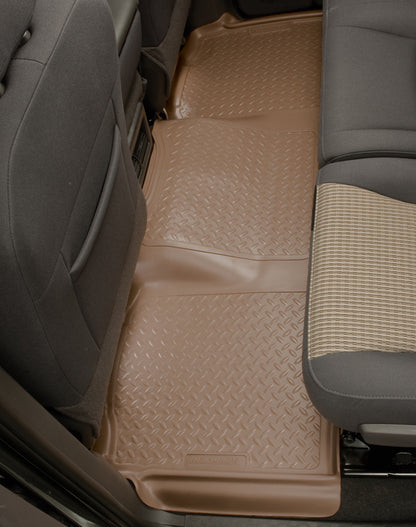 Husky Liners 01-06 Chevy Suburban/Yukon XL/Denali XL Classic Style 2nd Row Black Floor Liners