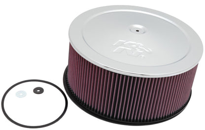 K&N Universal Custom Air Filter - Round 7.3125in Flange / 14in OD / 7.5in Height